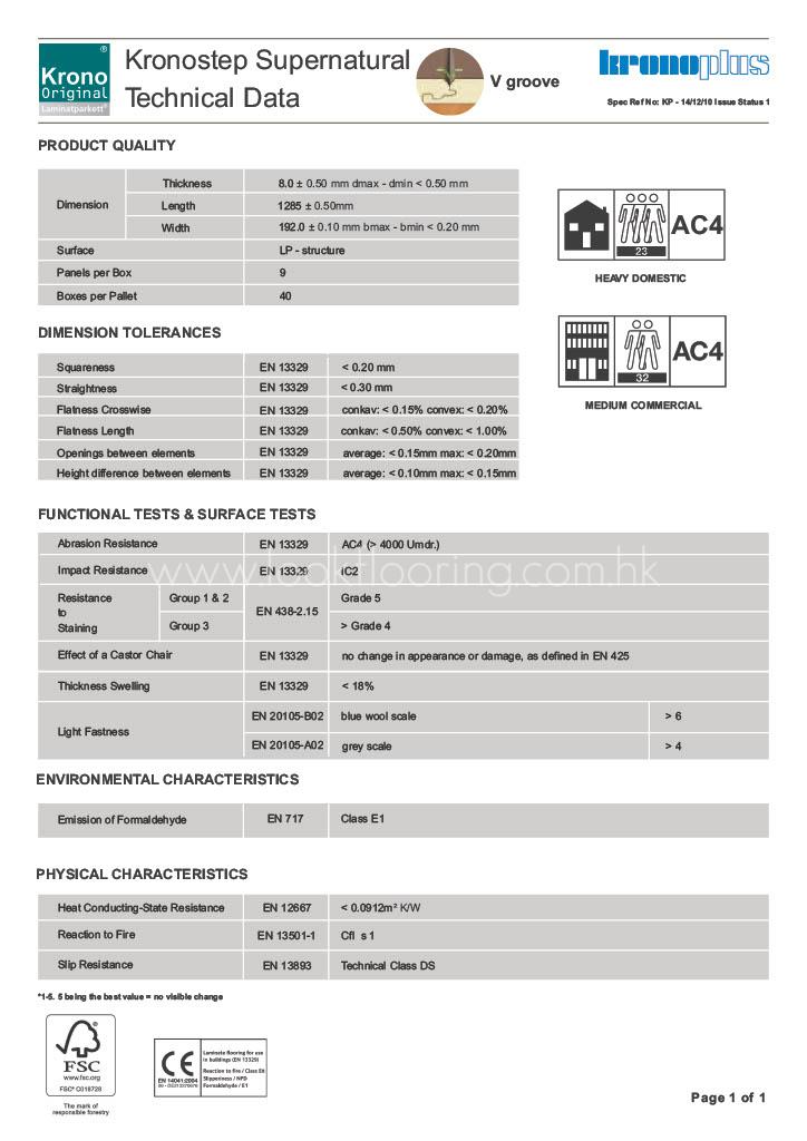Krono_original_supernatural_Datasheetl-technical